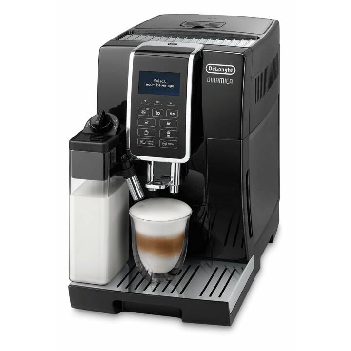 DELONGHI Dinamica ECAM 350.55.B (Schwarz, 1.8 l, Kaffeevollautomat)