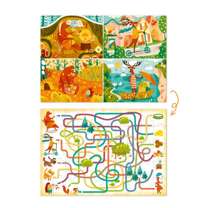 DODO Tiere Puzzle (50 Stück)
