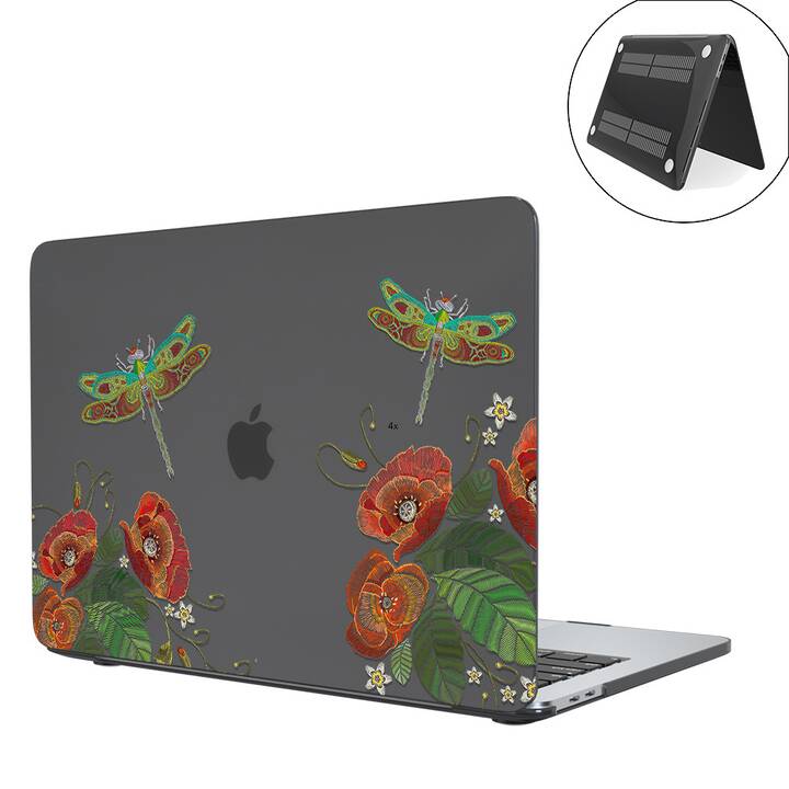 EG Hülle für MacBook Pro 13" (2019) - Bunt - Blumen