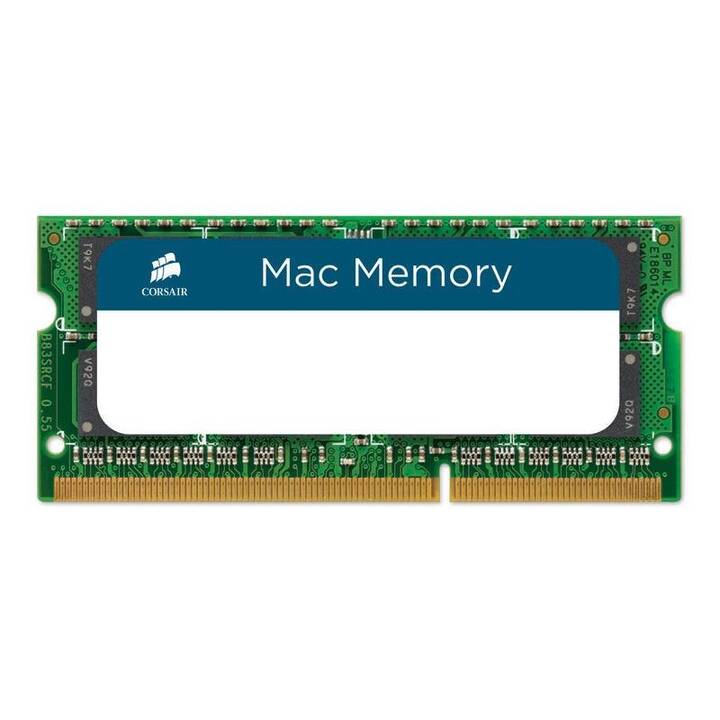 CORSAIR Mac Memory (2 x 4 GB, DDR3-SDRAM 1066 MHz, SO-DIMM 204-Pin)