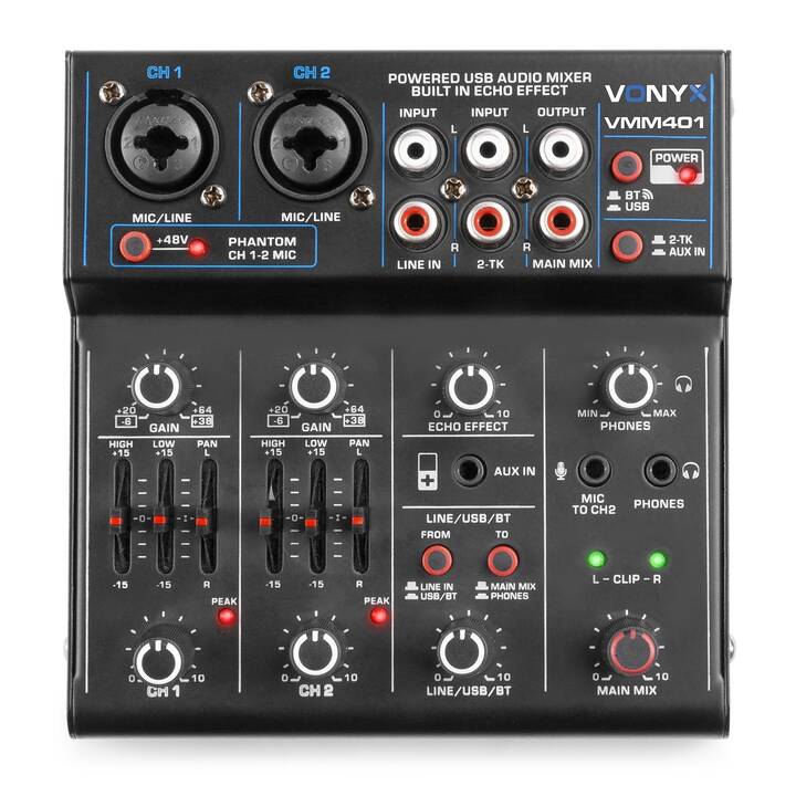 VONYX VMM401 (Studio- et Livemixer)