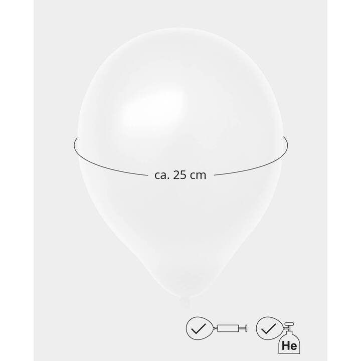 I AM CREATIVE Ballon (25 cm, 20 Stück)