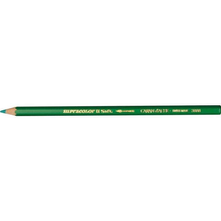 CARAN D'ACHE Crayons de couleur Supracolor (Vert émeraude, 1 pièce)