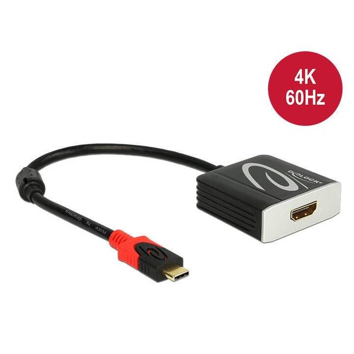 DELOCK Adapter (HDMI, USB Typ-C, 0.2 m)