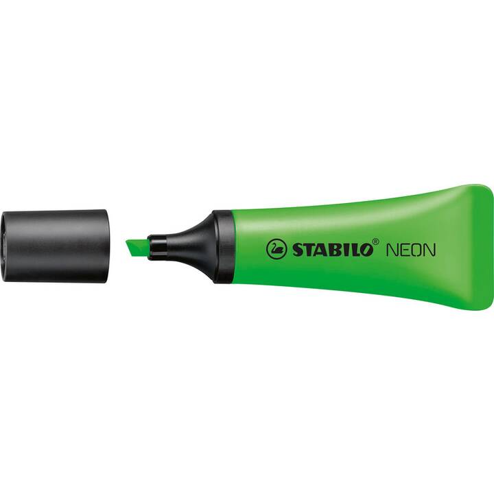 STABILO Textmarker Neon (Grün, 1 Stück)