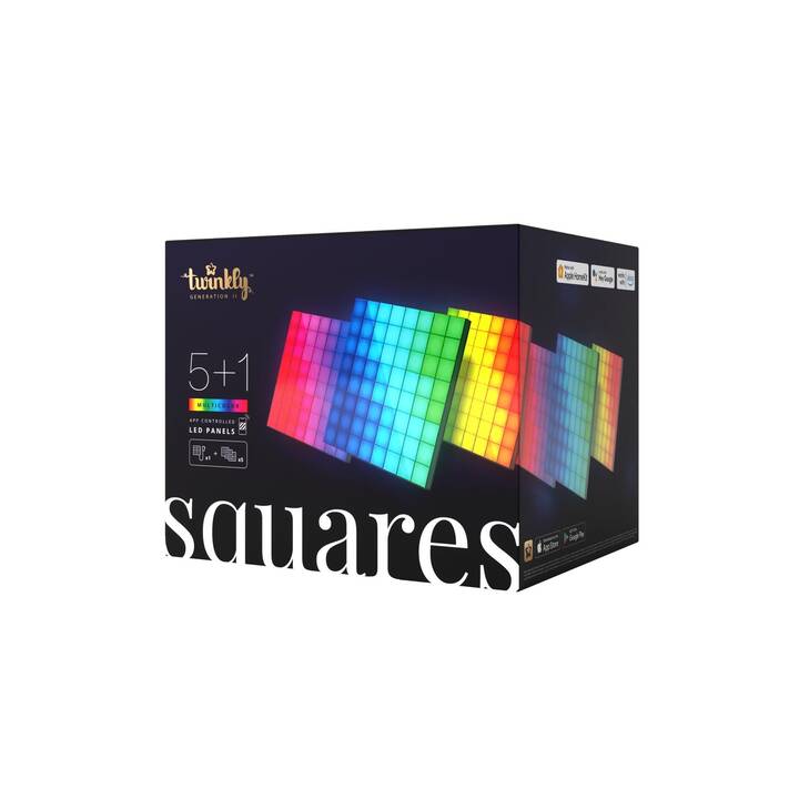 TWINKLY LED Panel Squares Starter Kit (0 lm, 24 W)