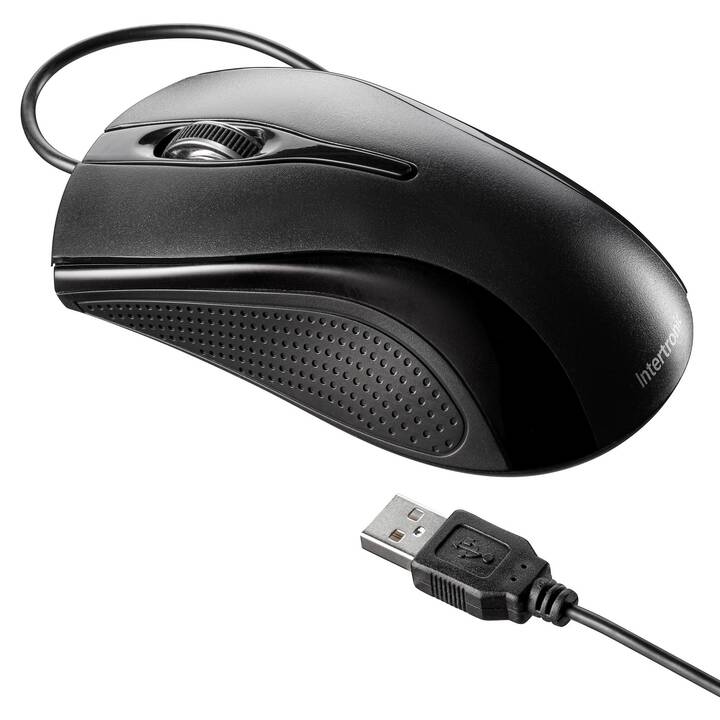 INTERTRONIC Souris optique (Câble, Universel)