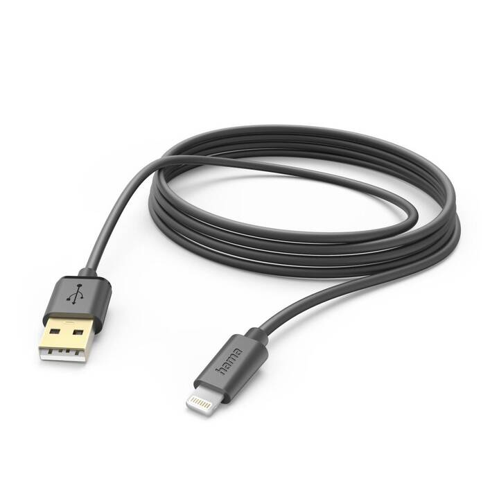 HAMA Cavo (USB 2.0 Tipo-A, Lightning, 3 m)