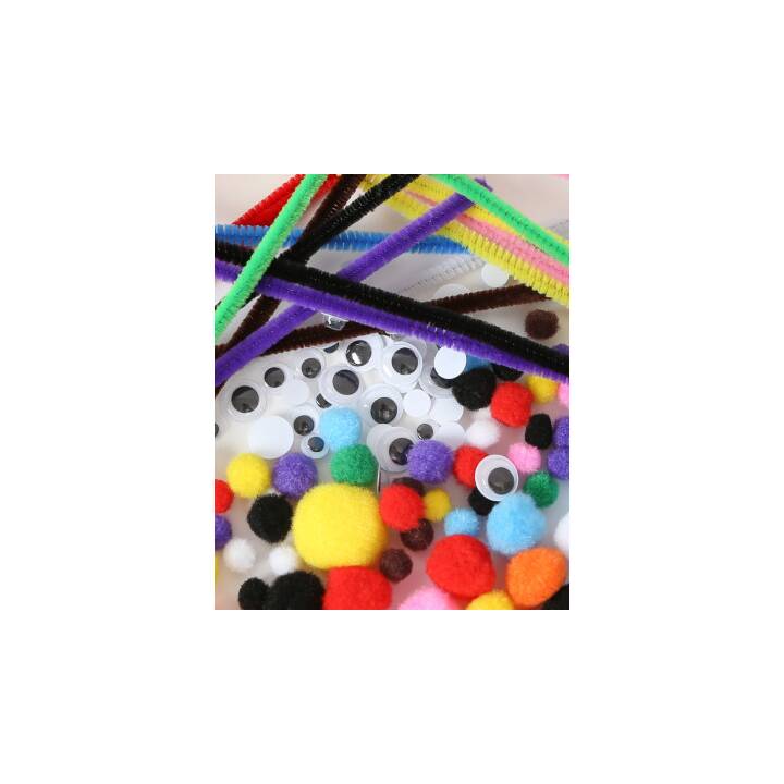 I AM CREATIVE Set ciniglia e pompon (Multicolore)