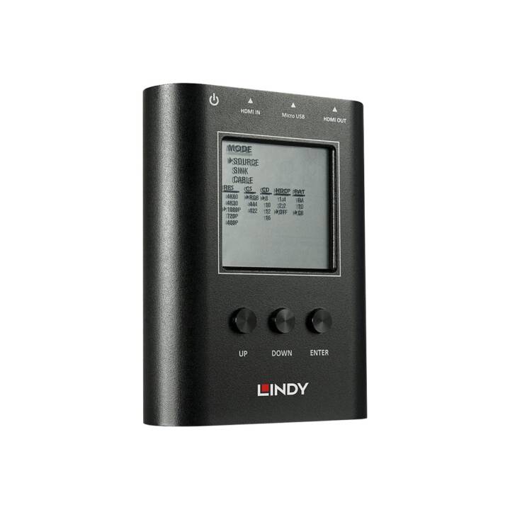 LINDY TV-Zubehör HDMI 2.0 18G Signal Analyser