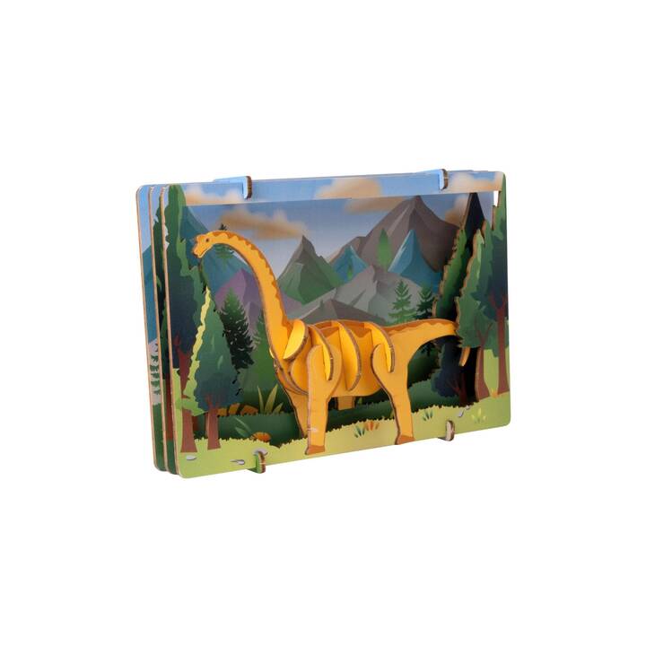 ESCAPE WELT Dinosaure Brontosaurus Puzzle 3D (19 pièce)