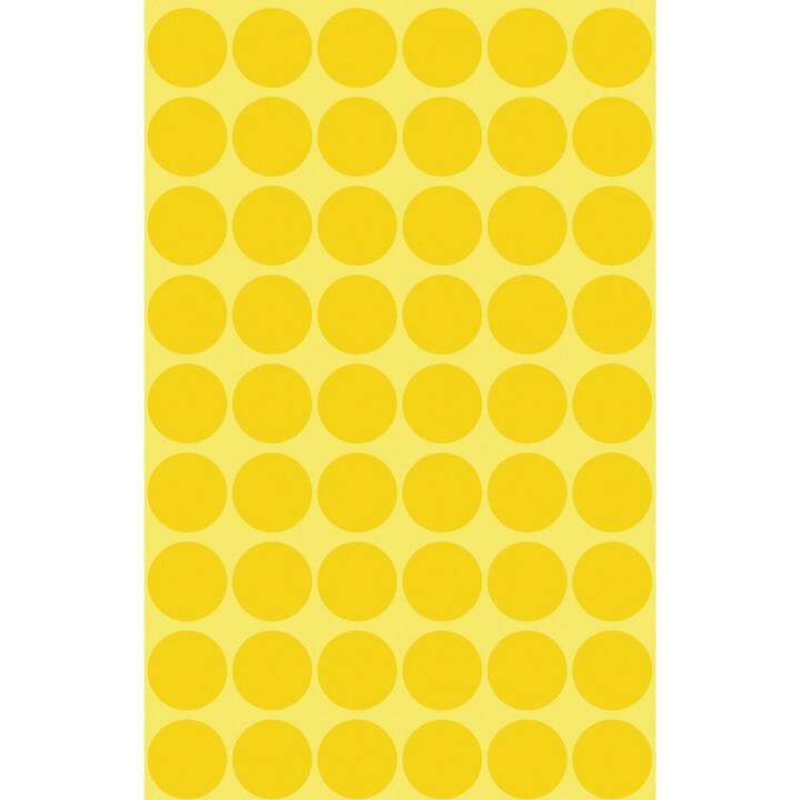 AVERY ZWECKFORM Sticker (Gelb, 270 Stück)