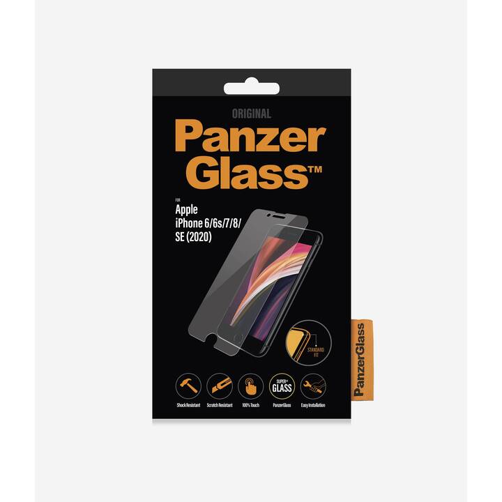 PANZERGLASS Film de protection d'écran Standard Fit (iPhone 6s, iPhone 7, iPhone 6, iPhone SE, iPhone 8, 1 pièce)