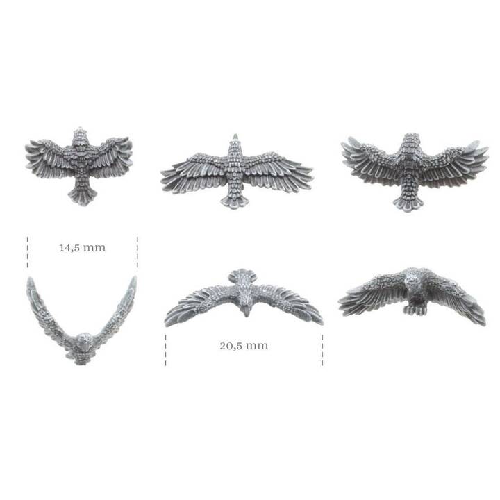 TABLETOP-ART Flying Ravens Vogel (6 Teile)