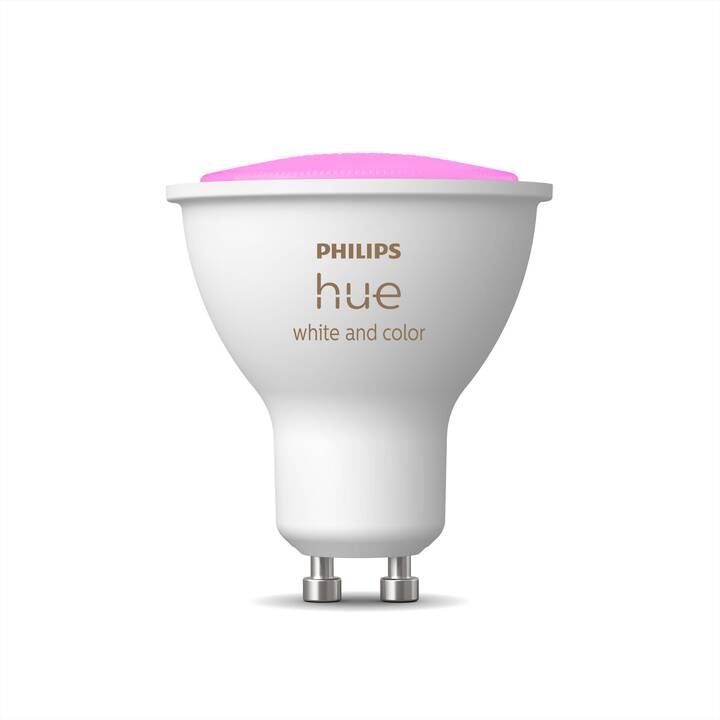 PHILIPS HUE Ampoule LED White & Color Ambiance (GU10, Bluetooth, 5.7 W)