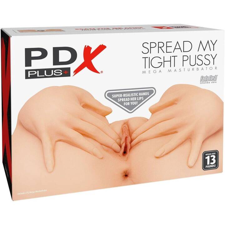 PDX Spread My Tight Pussy Masturbator (37.6 cm)