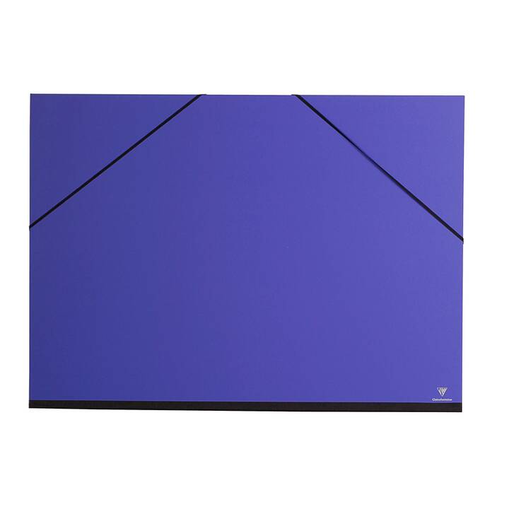 CLAIREFONTAINE Pochette da disegno (52 cm x 72 cm, Blu)