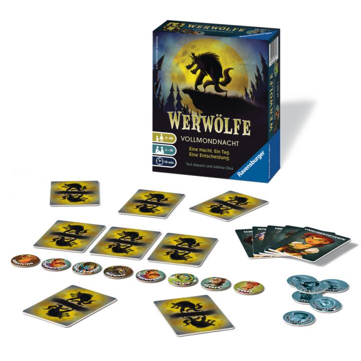 RAVENSBURGER Kartenspiel Werwölfe Vollmondnacht