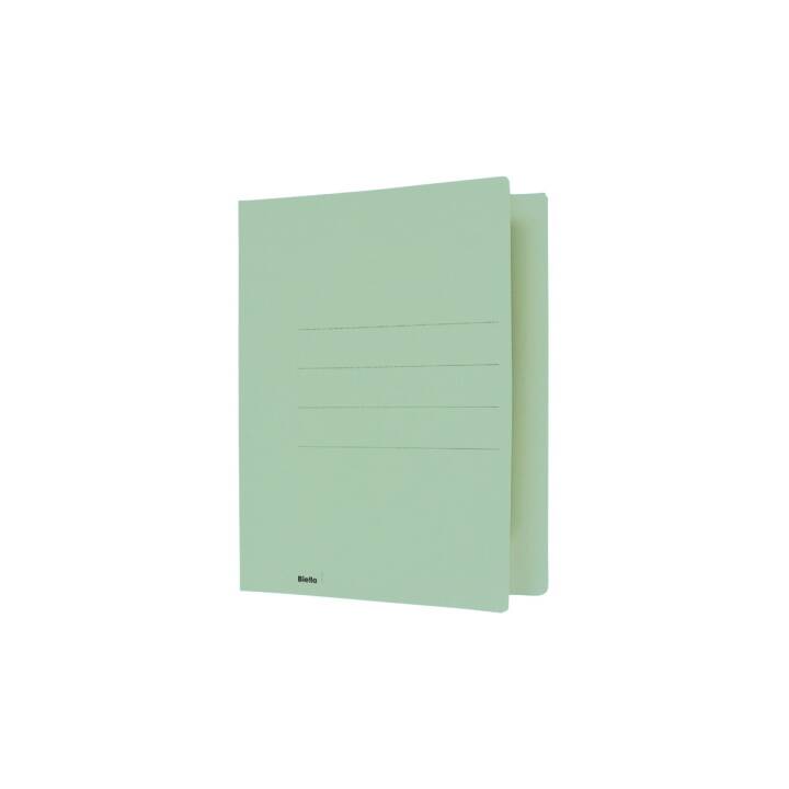 BIELLA Boîtes pour dossiers suspendus (A4, Vert, 100 pièce)