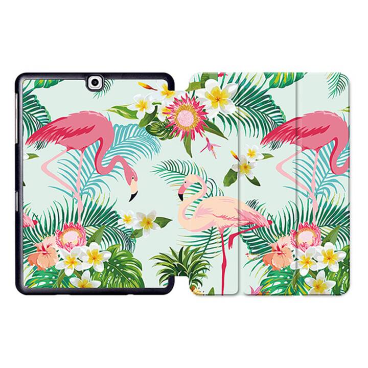 EG MTT Sacoche à comprimés avec housse pliable Smart pour Samsung Galaxy Tab S2 9.7" MTT - Flamingo