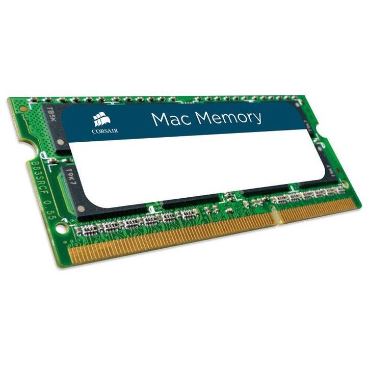 CORSAIR Mac Memory (2 x 4 GB, DDR3-SDRAM 1066 MHz, SO-DIMM 204-Pin)