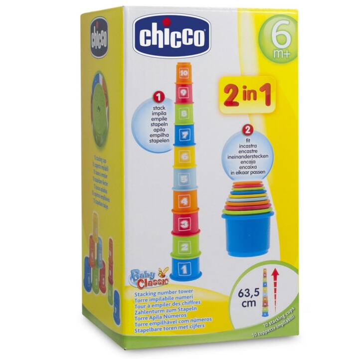 CHICCO Zahlenturm zum Stapeln