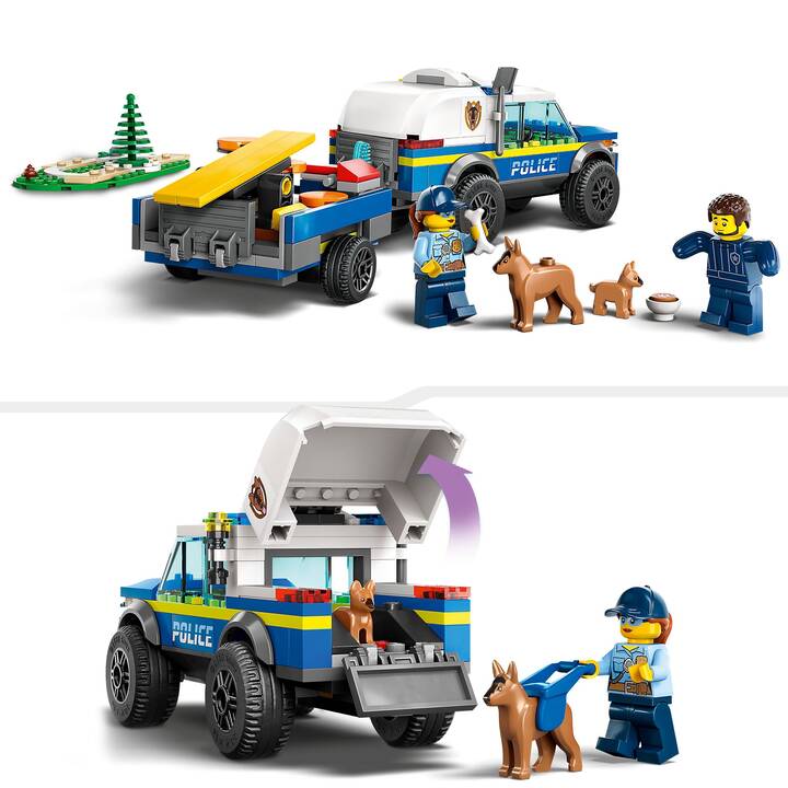 LEGO City Le Dressage des Chiens Policiers (60369)