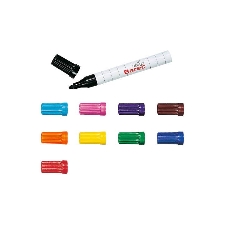 BEREC Whiteboard Marker 952 (Mehrfarbig, 10 Stück)