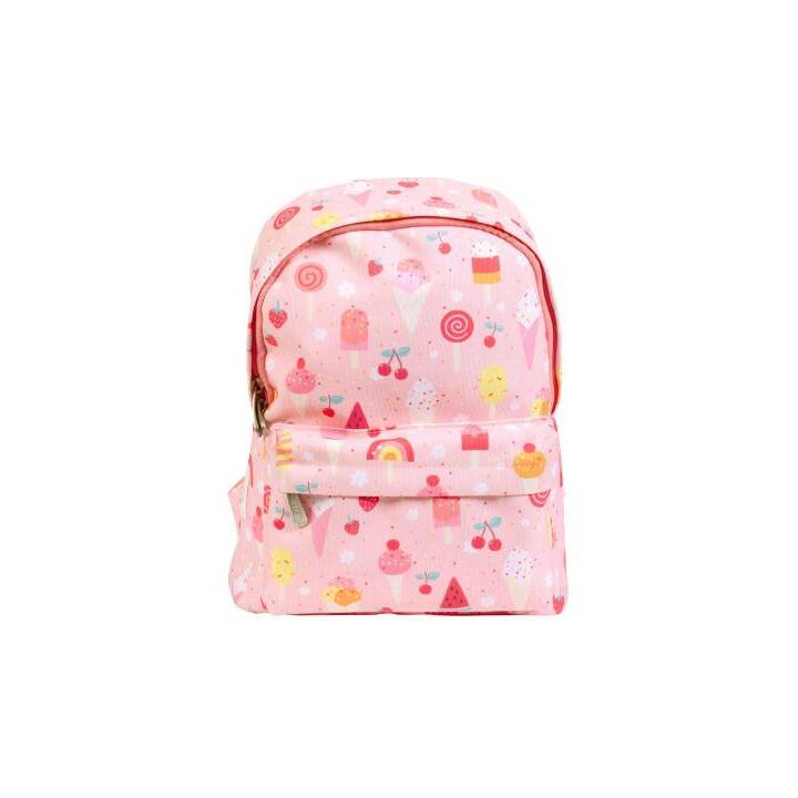 ROOST Sac à dos de jardin d'enfants Ice-Cream (7 l, Rose)