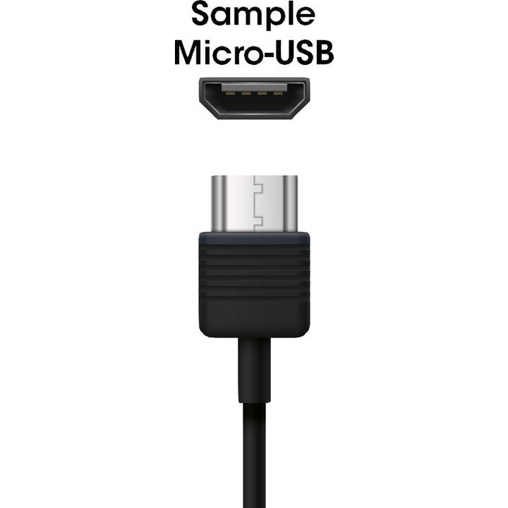 USAMS 6 in 1 Câble (USB Typ-C, USB Typ-A, Micro USB, USB Type-C, Lightning, 1.2 m)