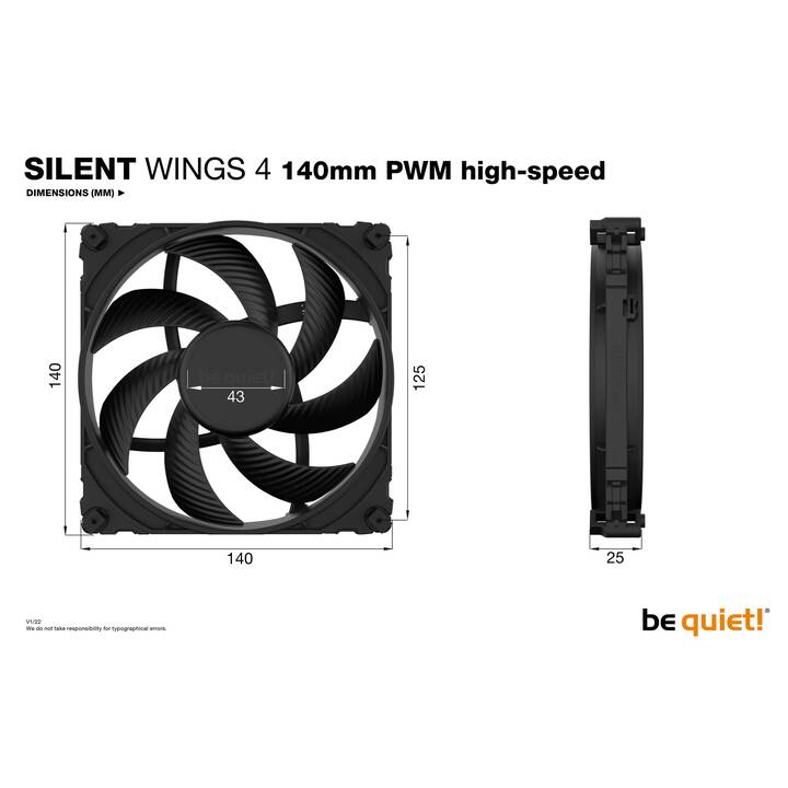 BE QUIET! Silver Wings 4 (140 mm)