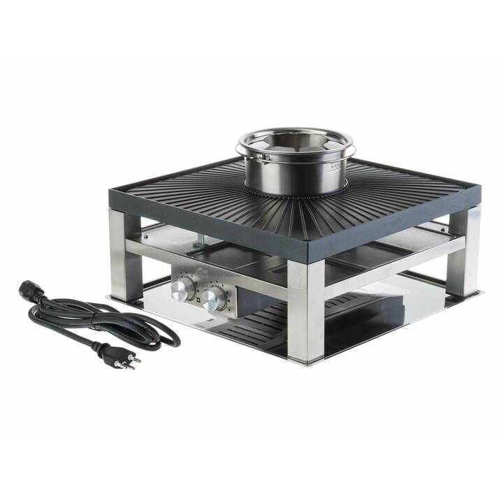 SOLIS Combi-Grill 3-in-1 (Typ 796) Raclette-Fondue Set