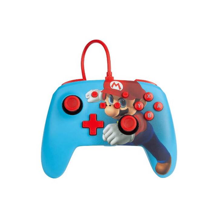 POWER A Mario Punch Manette (Bleu clair, Multicolore)