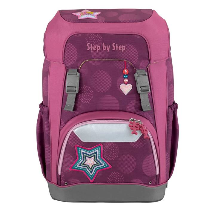 STEP BY STEP Jeu de sacoches Giant Glamour Star (23 l, Mauve, Pourpre, Pink, Rose)