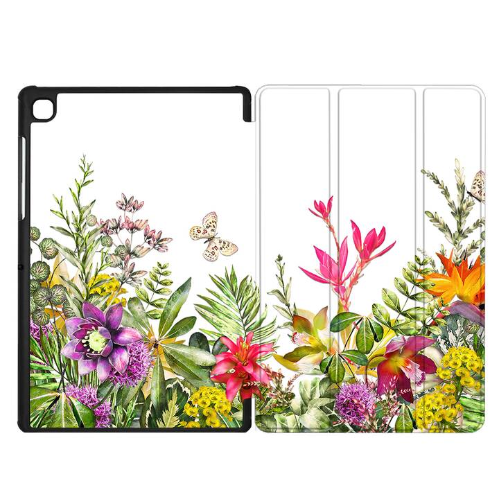 EG cover per Samsung Galaxy Tab A7 Lite 8.7" (2021) - bianco - fiori