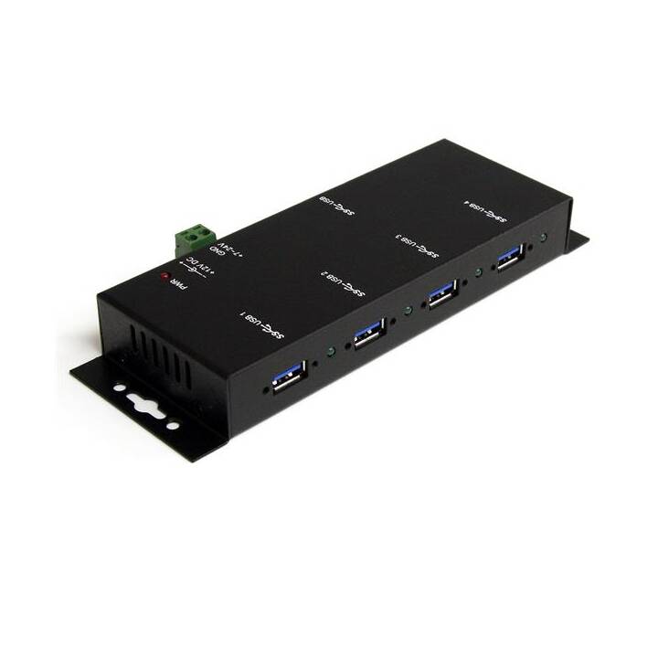 STARTECH Industrieller USB -Hub, Schwarz