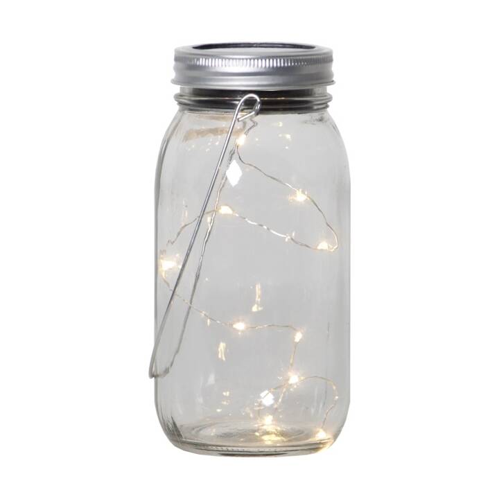 STAR TRADING Lampe solaire Jamjar (0.3 W, Transparent)