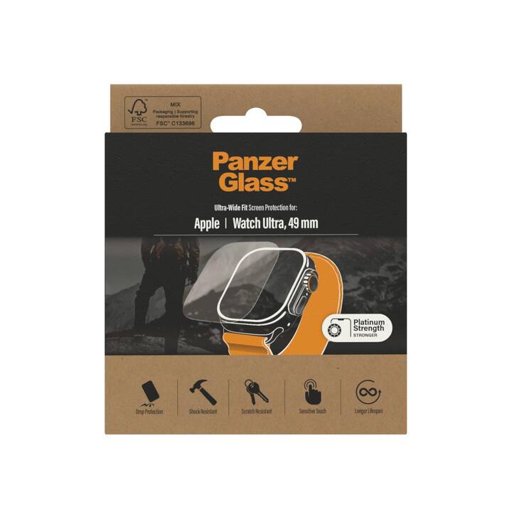 PANZERGLASS Film protettivo (Apple Watch 49 mm, Transparente)