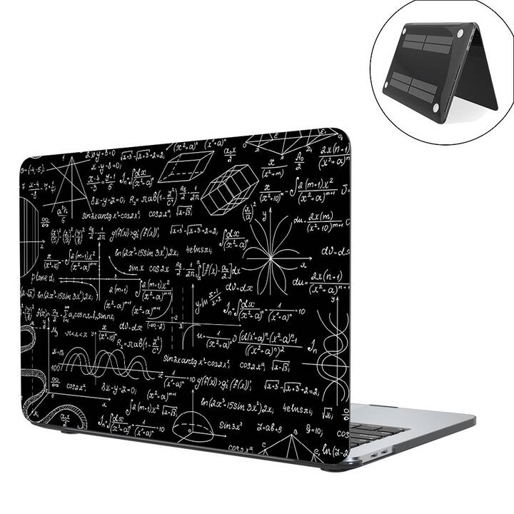 EG coque pour MacBook Air 13" Retina (2018 - 2020) - noir - mathématiques