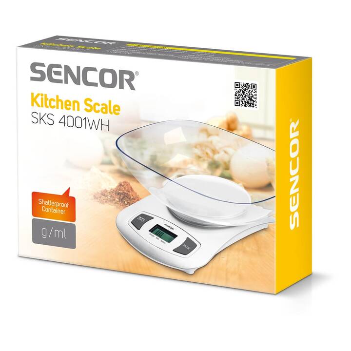 SENCOR SKS 4001WH (Digitale, Bianco)