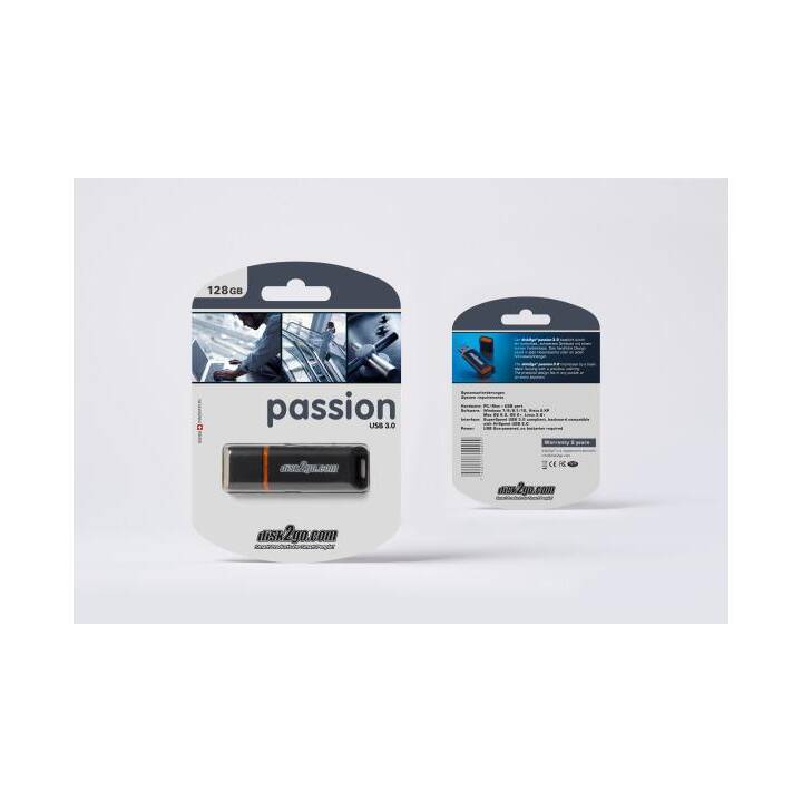 DISK2GO Passion (128 GB, USB 3.0 Typ-A)