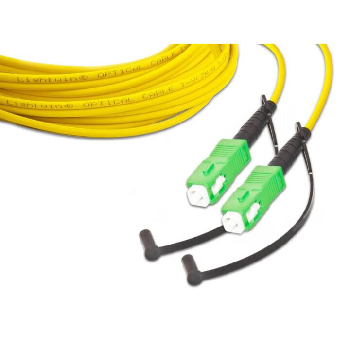 LIGHTWIN LSP-09 SC/APC-SC/APC 15.0 Câble réseau (SC-Simplex, 15 m)
