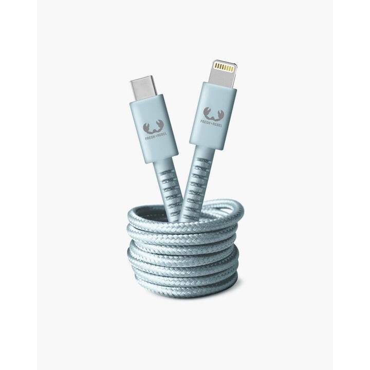 FRESH 'N REBEL 2CLC200DB Câble (USB Typ-A, Lightning, 2 m)