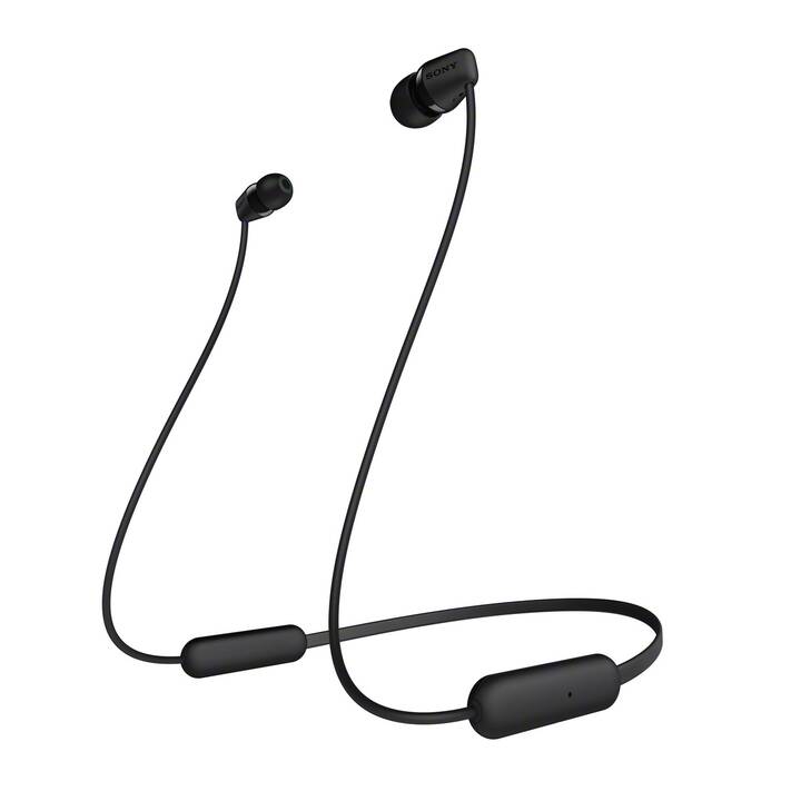 SONY WI-C200B (In-Ear, Bluetooth 5.0, Schwarz)