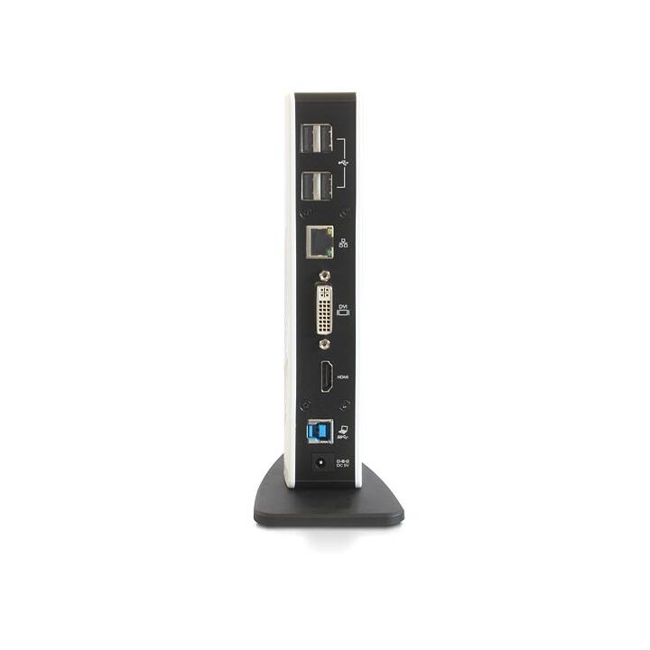 DELOCK Dockingstation 87568 (DVI-I, HDMI, 3 x USB 3.0 Typ-A, 4 x USB 2.0, RJ-45 (LAN))