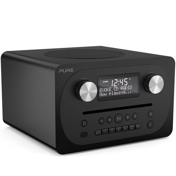 PURE Evoke C-D4 Siena Black Digitalradio (Schwarz)