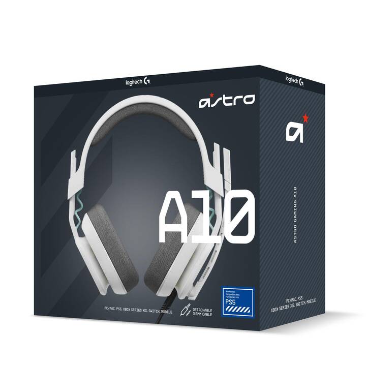 ASTRO GAMING Cuffia da gioco Astro A10 Gen 2 PlayStation Challenger White (Over-Ear)