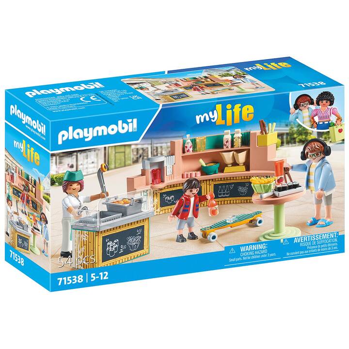 PLAYMOBIL My Life Stand de restauration rapide (71538)