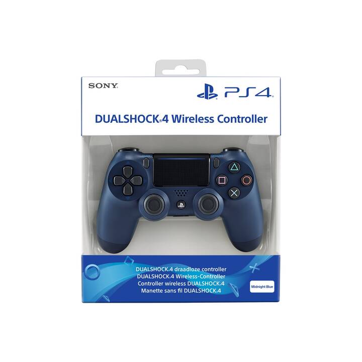 SONY Playstation 4 DualShock 4 Wireless-Controller Midnight Blue Manette (Bleu nuit)