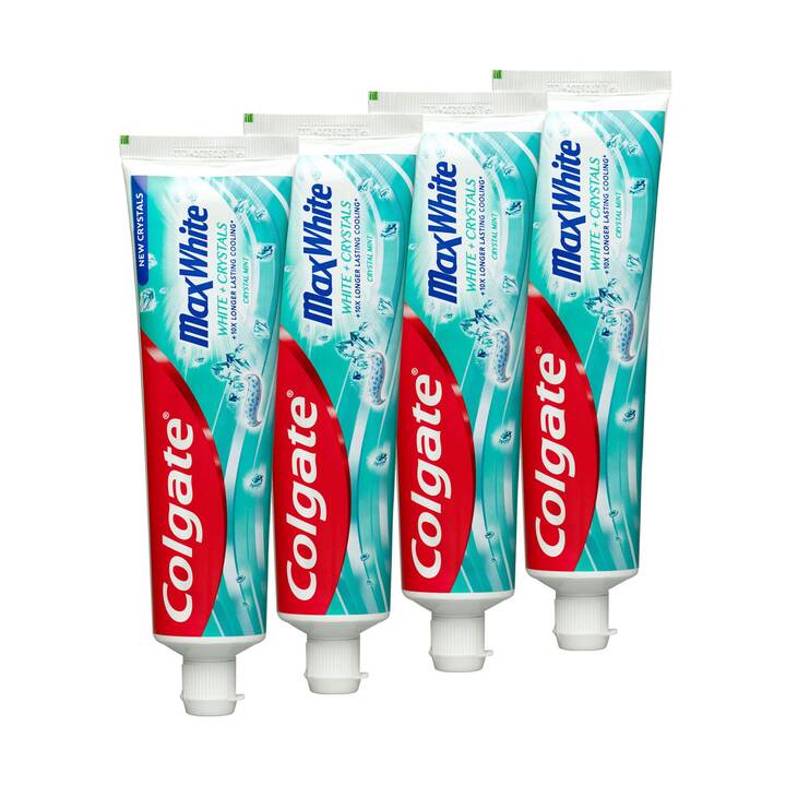 COLGATE Dentifricio Max White - White Crystals 100ml (4 pezzo)